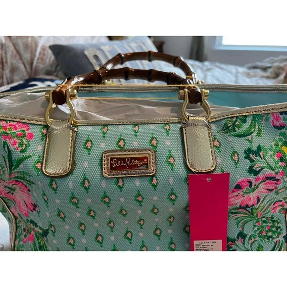 NWT!! Lilly Pulitzer Greydon Canvas Tote